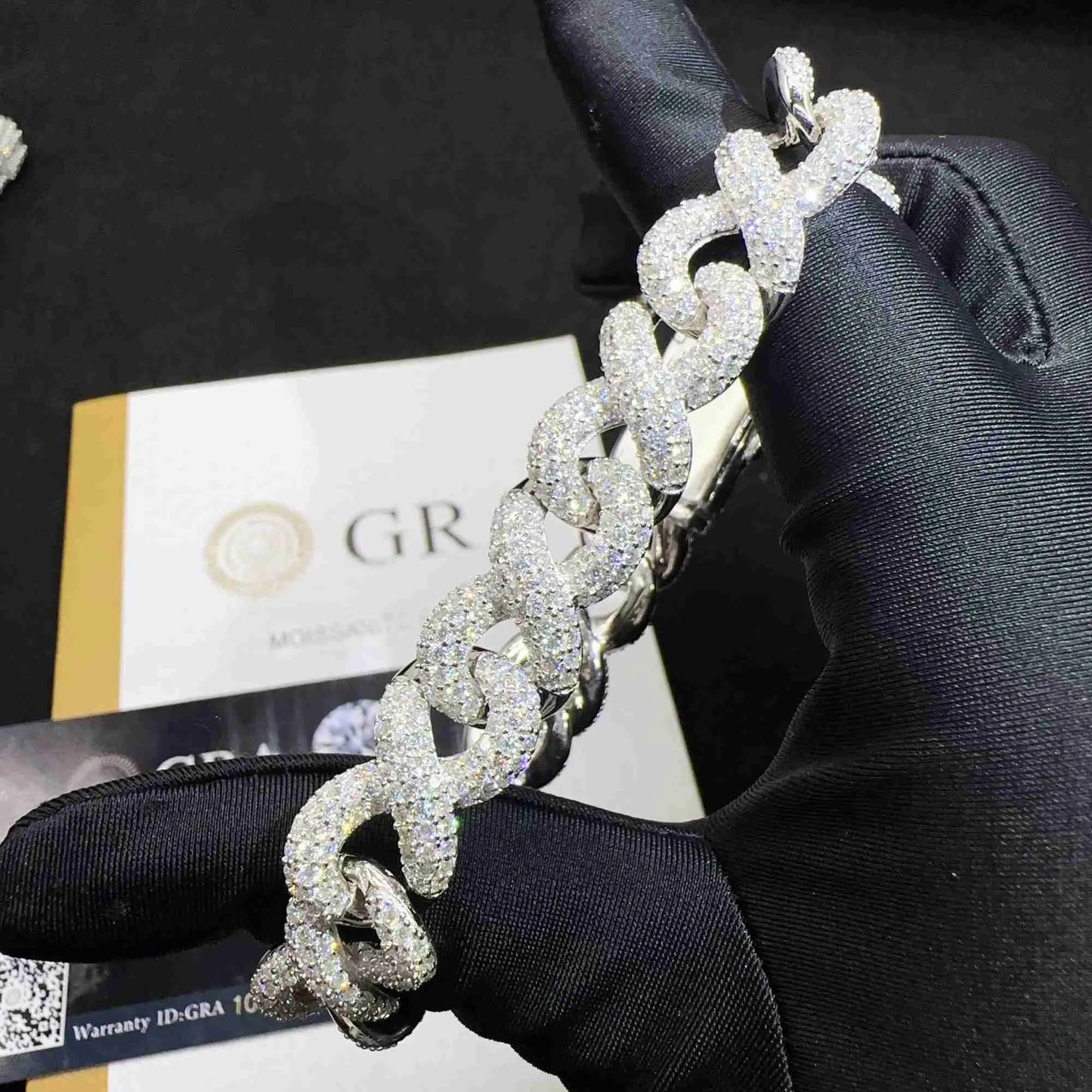 7" Diamond Moissanite Bracelet