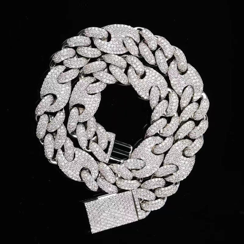 8" Iced Out Diamond Moissanite Bracelet
