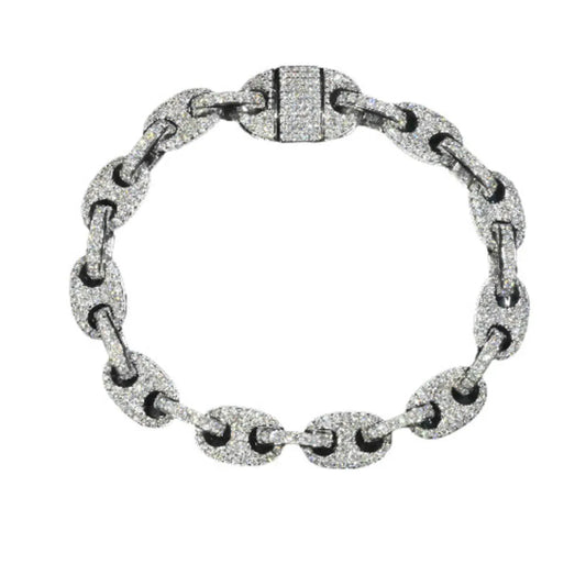 8.5" Diamond Moissanite Bracelet