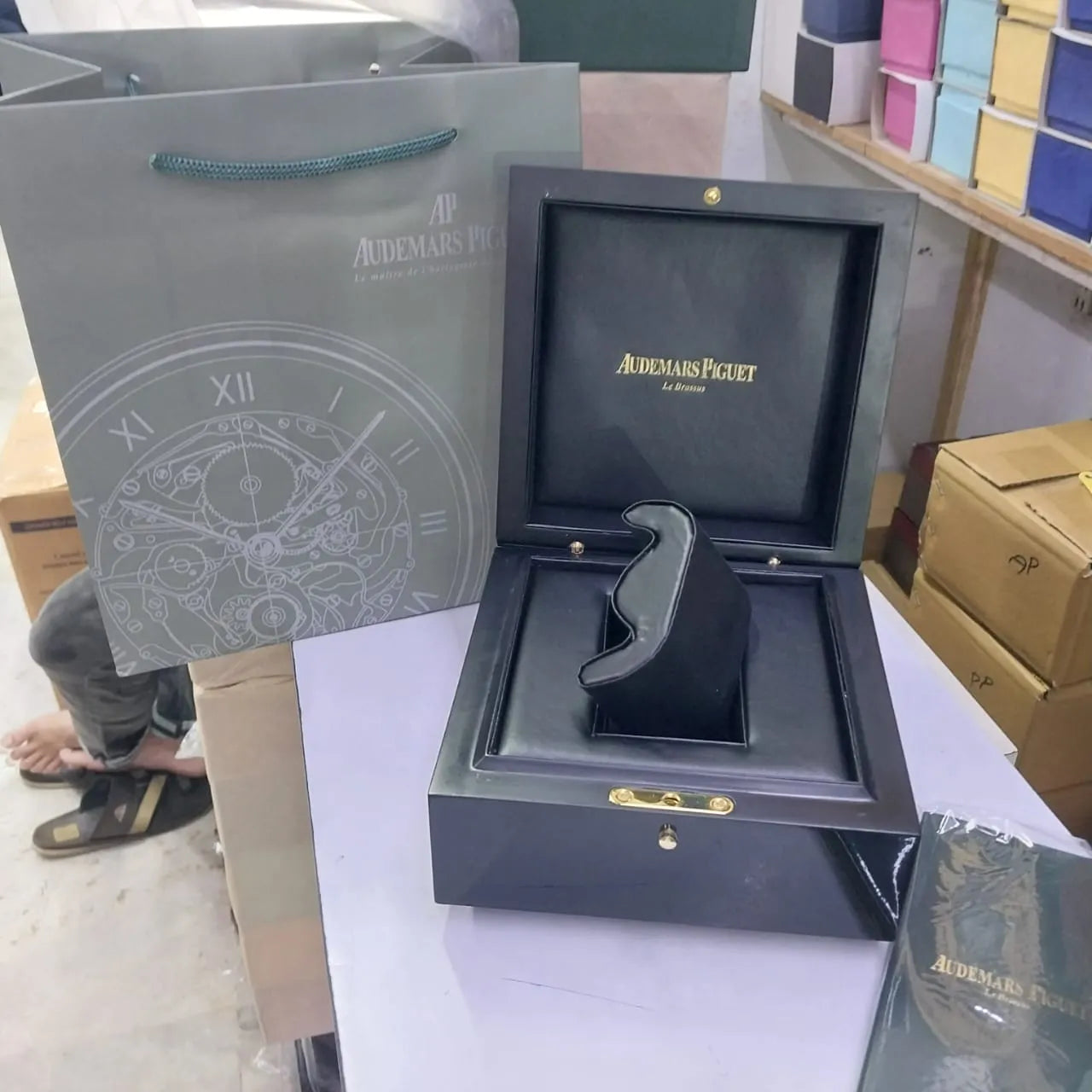 Moissanite Diamond Iced Out Fully Automatic Watch Stainless Steel White Gold Arabic Font Men Watch