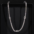 Five Evil Eyes 3MM Moissanite Tennis Chain