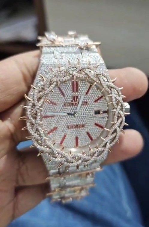 Audemars Piguet Thorn Watch Moissanite Iced Out Watch