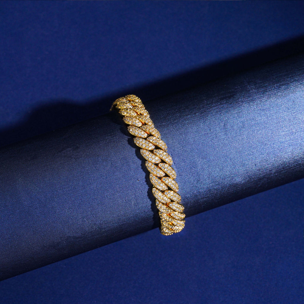 Hot Sale 10MM Two Row Diamond Cuban Link Chain