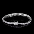 8.5" Iced Out Diamond Moissanite Bracelet
