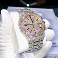 8" Iced Out VVS Moissanite Diamond Moissanite Silver Watch