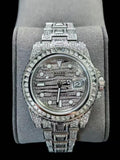 GMT Master II Diamond Automatic 18kt White Gold Set With Diamonds Men's Watch