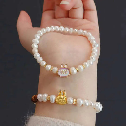 Labubu Bracelet  Pearl Cook Bunny Bracelet LBB