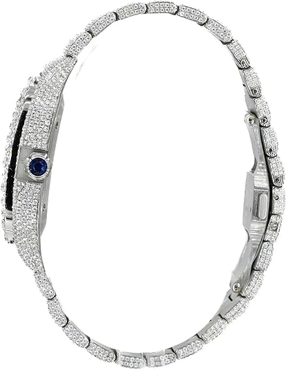 CS 41MM Moissanite Diamond Watch 20CT
