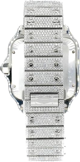 CS 41MM Moissanite Diamond Watch 20CT