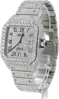 CS 41MM Moissanite Diamond Watch 20CT