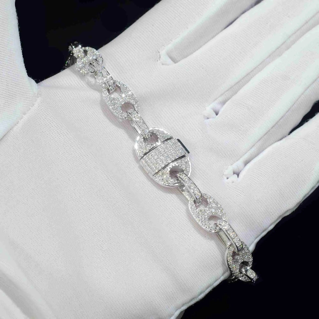 8" Diamond Moissanite Bracelet
