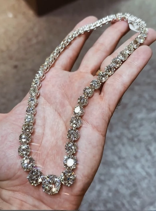20" Mossanite Necklace VVS Diamonds Hip Hop