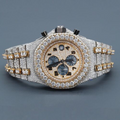 8.5" Necklace Moissanite Chain Cuban Link Iced Out