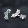 Women VVS Diamond Moissanite Earing