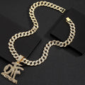 22" Necklace Moissanite Chain Cuban Link Iced Out