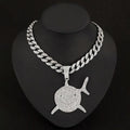21" Necklace Moissanite Chain Cuban Link Iced Out