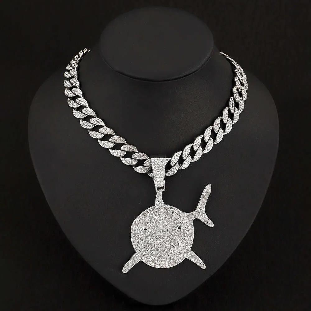 22" Necklace Moissanite Chain Cuban Link Iced Out