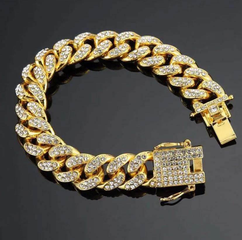 7" Iced Out Bracelet 12mm VVS Diamond Moissanite