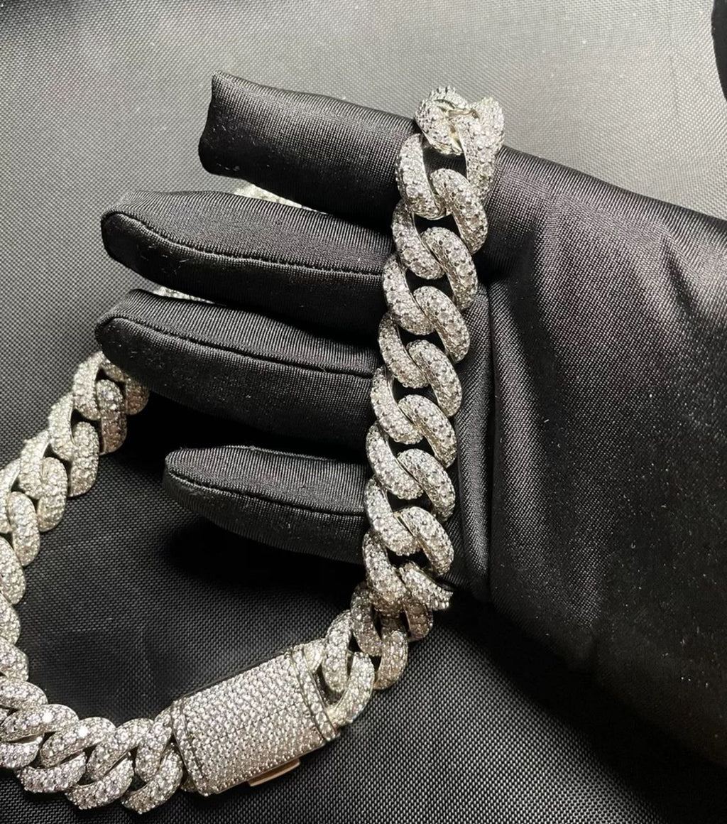 20” VVS Diamonds Cuban Nekclace 14mm