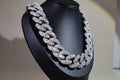 22mm Moissanite Baguette Cuban Link Chain