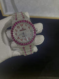 Full Iced Out Luxury Watch Lab Grown Diamond