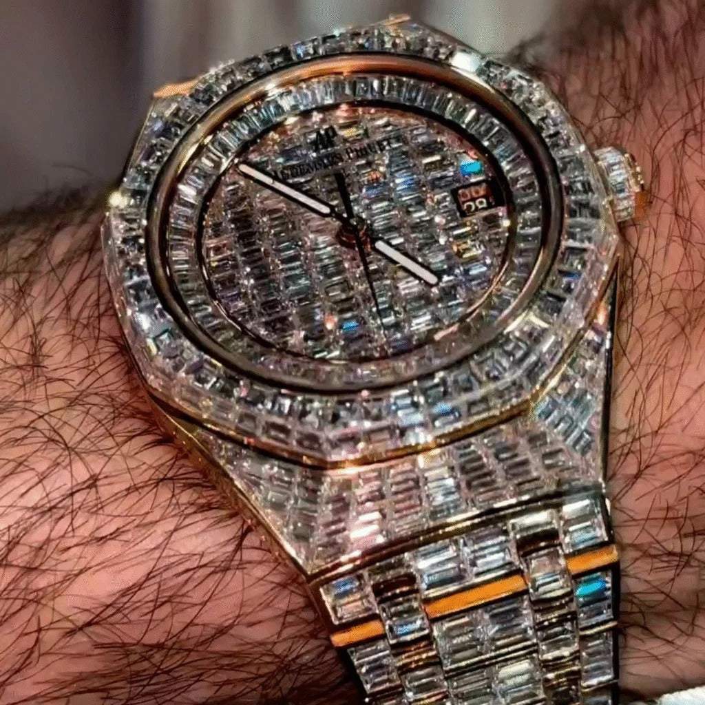 Gunna – Audemars Piguet Royal Oak 41mm Pave Dial Watch