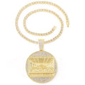 22" Last Meal Necklace Moissanite Chain Cuban Link Iced Out