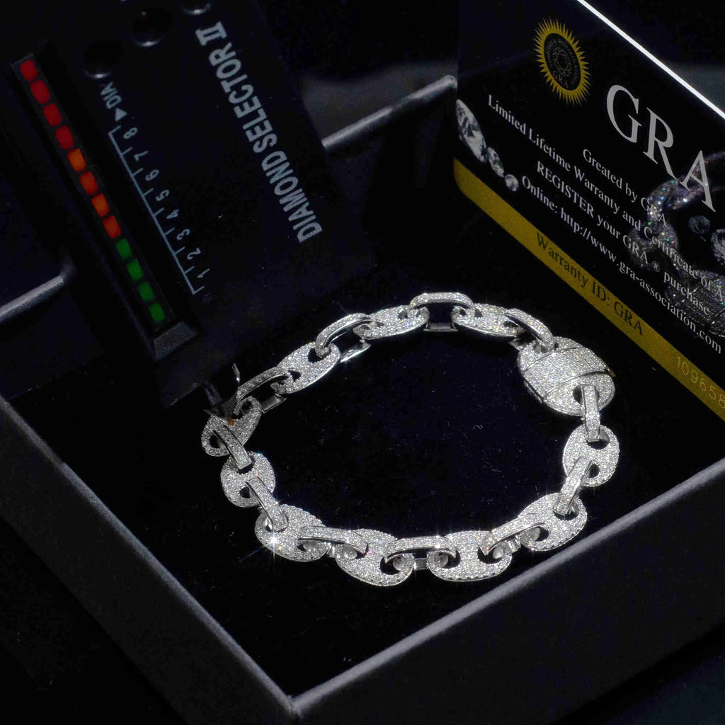 8" Diamond Moissanite Bracelet