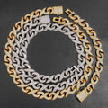 Iced Out 15MM Infinity Cuban Link Chain