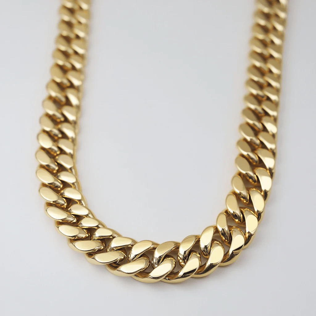 Golden Legacy Miami Cuban Link Chain- 8mm Solid 14k Gold