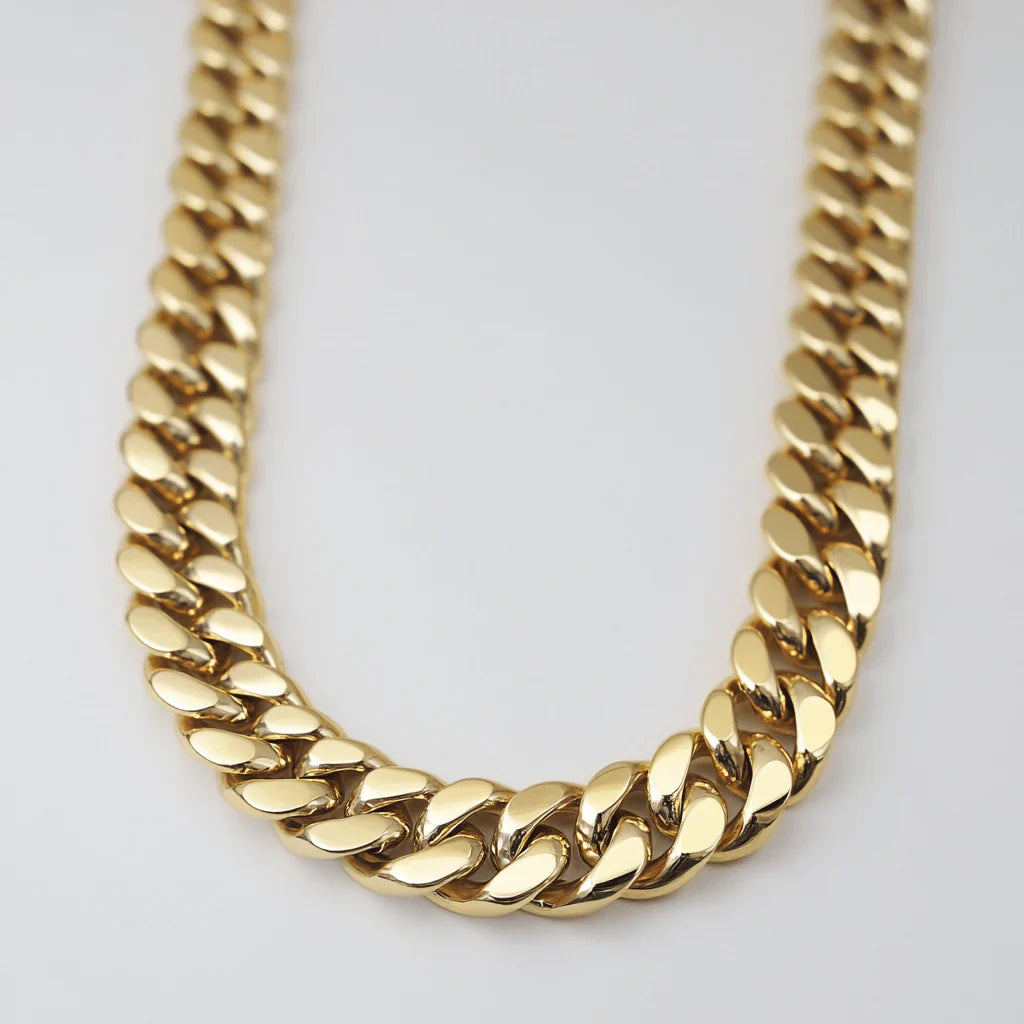 Golden Legacy Miami Cuban Link Chain- 8mm Solid 14k Gold