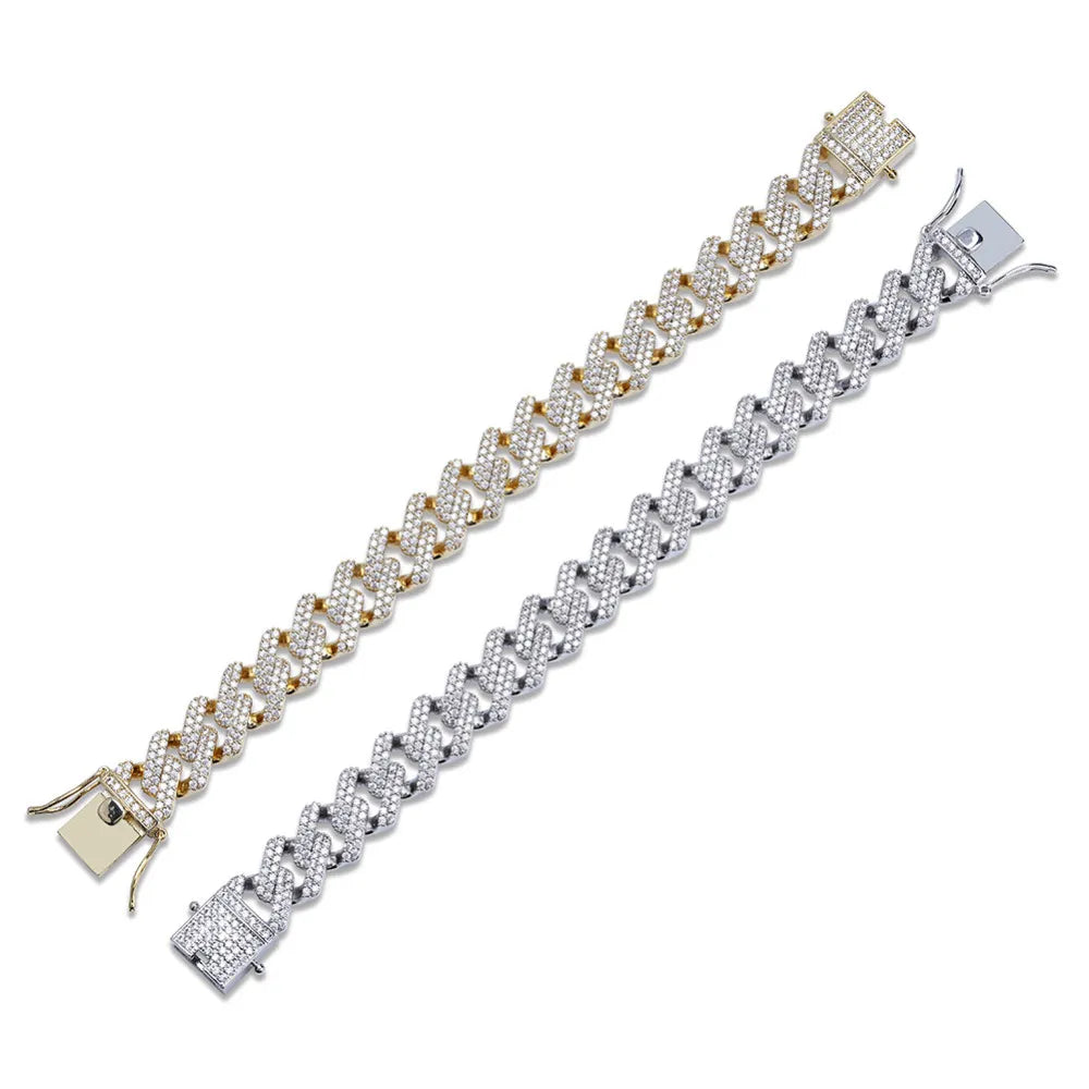 Iced Out Diamond Moissanite Bracelet