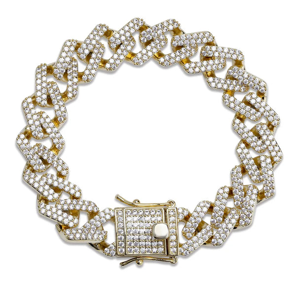 Iced Out Diamond Moissanite Bracelet