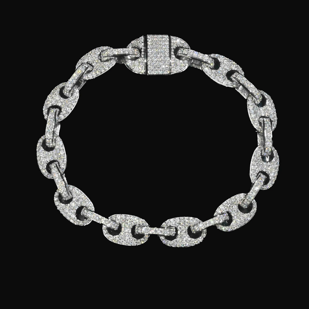8" Diamond Moissanite Bracelet