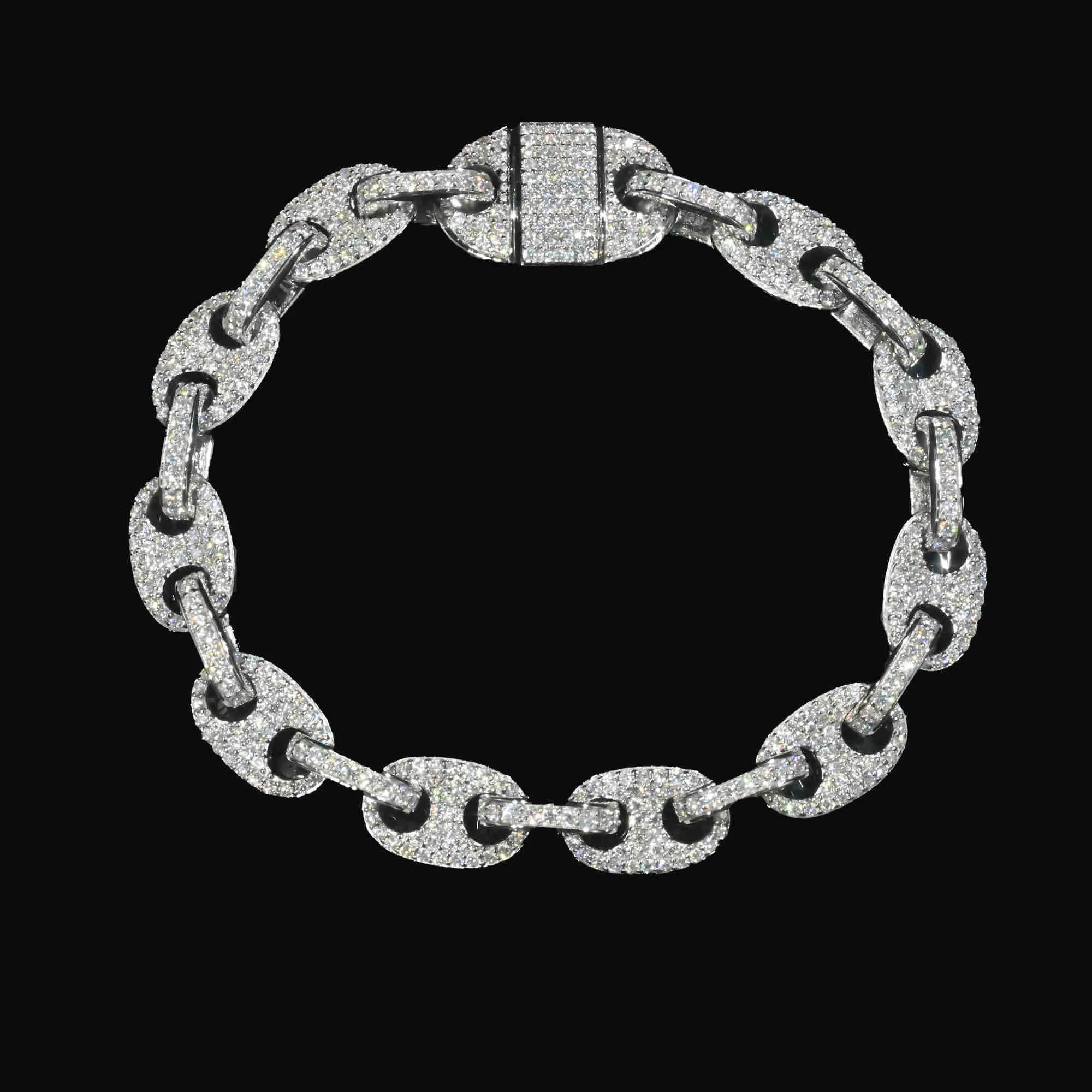 8.5" Diamond Moissanite  Bracelet
