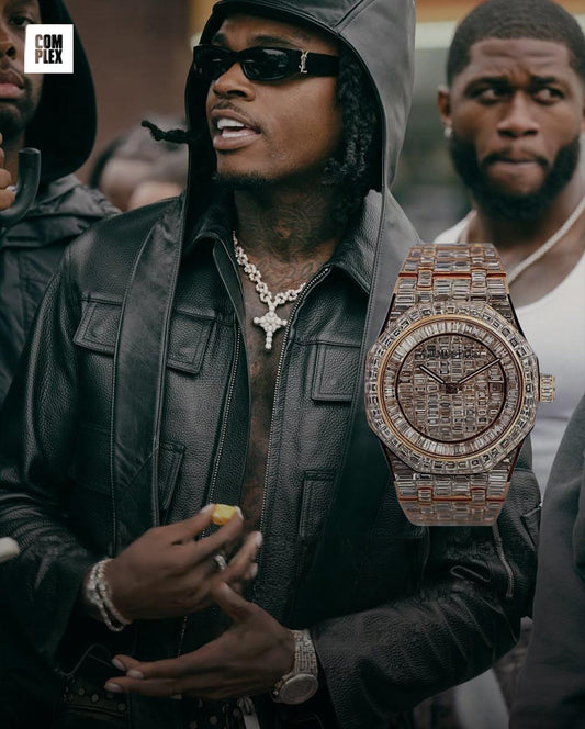 Gunna – Audemars Piguet Royal Oak 41mm Pave Dial Watch